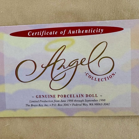 Porcelain Doll - Angel Collection- Genuine Porcelain Doll - Picture 5 of 16